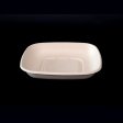 Compostable divided food box for catering