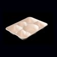 Picnic-friendly 6-compartment lunch box
