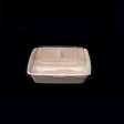 Catering container with three compartments