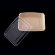 Eco-friendly takeout container with single compartment