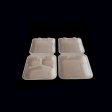PFAS-Free 8” Clamshell Box for restaurant meals