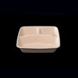 Eco-friendly 1000ml divided food container