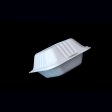 Microwave Safe 6” Clamshell Box with cream puffs