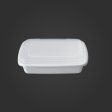 Rectangular meal prep container DT-32 for rice dishes