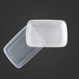 Rectangular catering lunch box DT-38 with lid