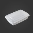 Microwave-safe rectangular lunch box DT-38
