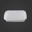 BPA-free rectangular food container DT-38 for takeaway