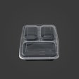 Commercial-grade RP-9898 reusable lunch container