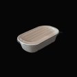 Strong disposable box for salad and soup