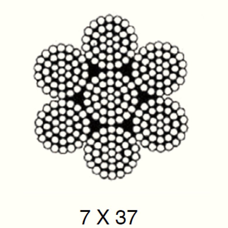 STAINLESS STEEL WIRE ROPE 7x37