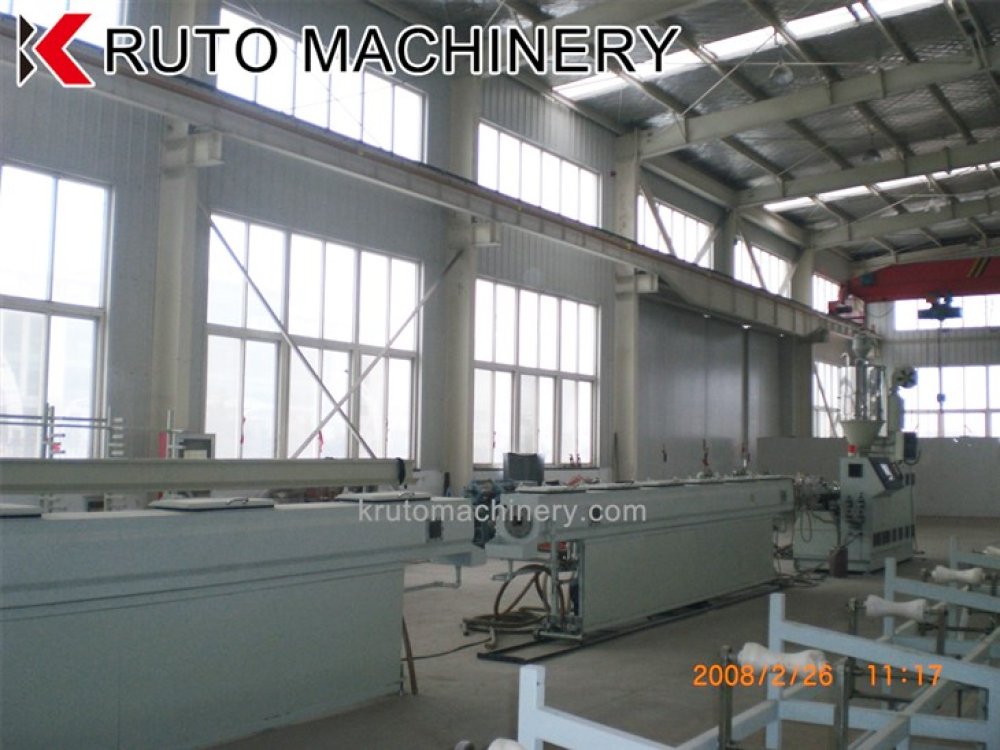 CE Certified Hollow Wall Pipe Extrusion Machine