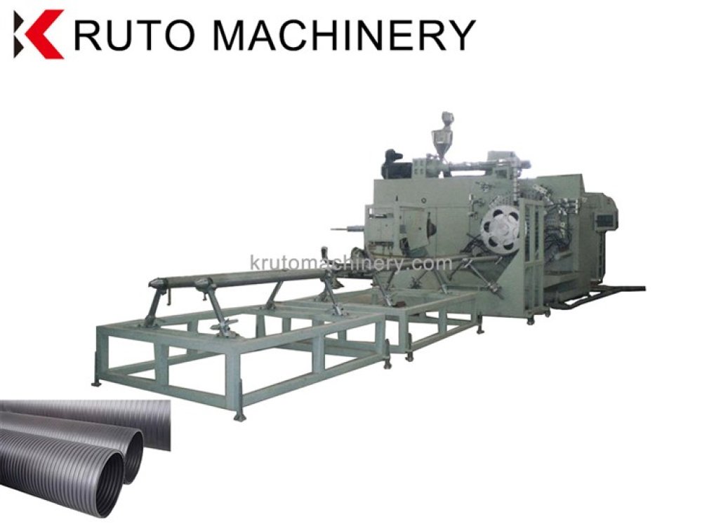 Hollow Wall Spiral Winding Pipe Extrusion Machine