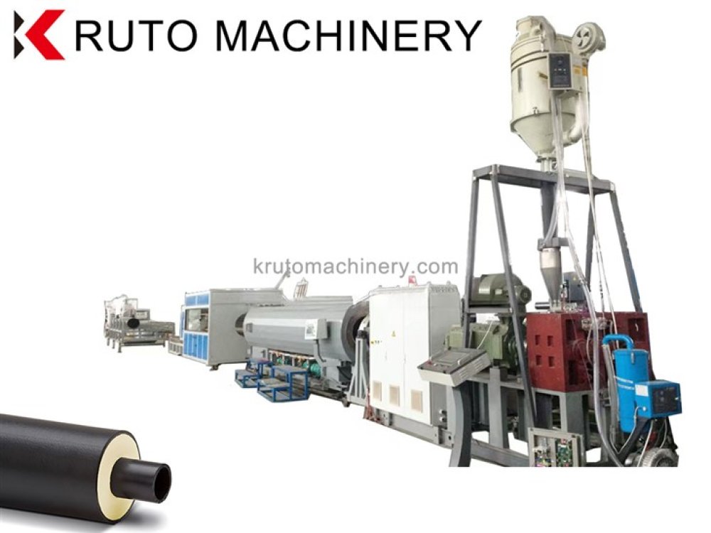 PE Heat Insulation Pipe Extrusion Line