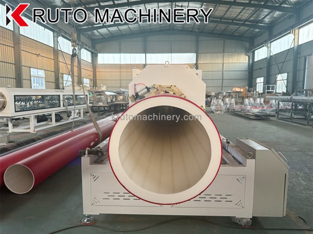 Custom 110-500mm HDPE Pipe Production Line in Operation