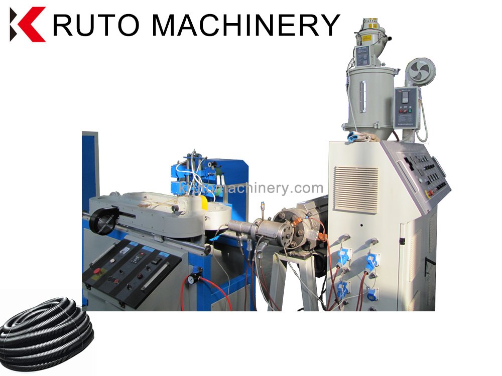 PE Corrugated Pipe Extruder Production Machine