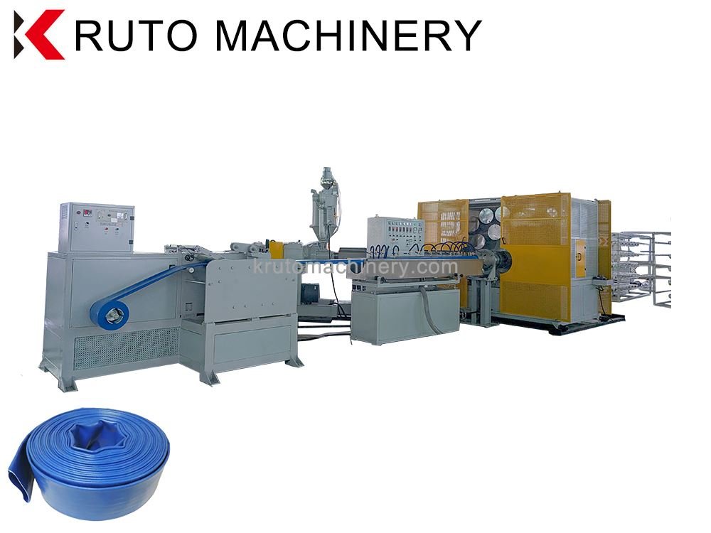 PVC Layflat Hose Making Machine PVC Lay Flat Hose Extrusion Line