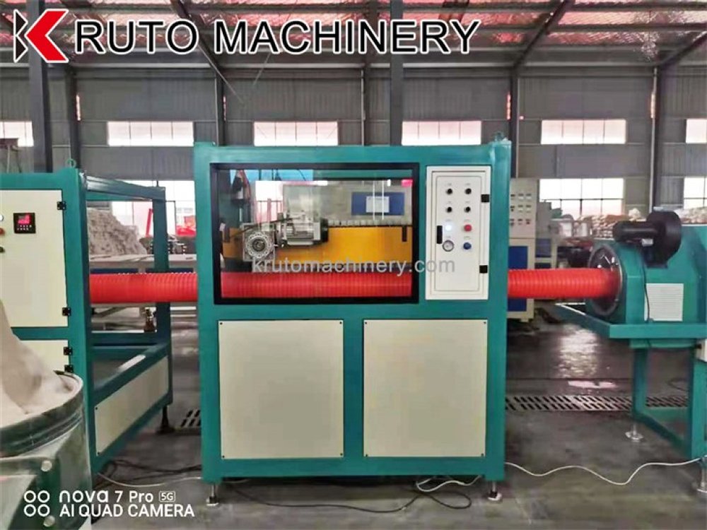 Latest Technology Double Wall Pipe Extruder Made in China