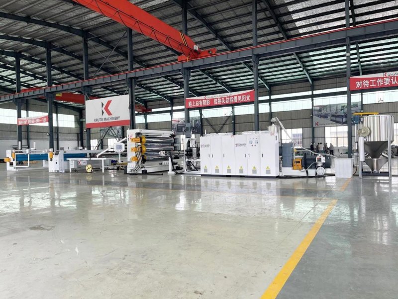 2.5m Width PE Geomembrane Making Machine For Our Asian Customer