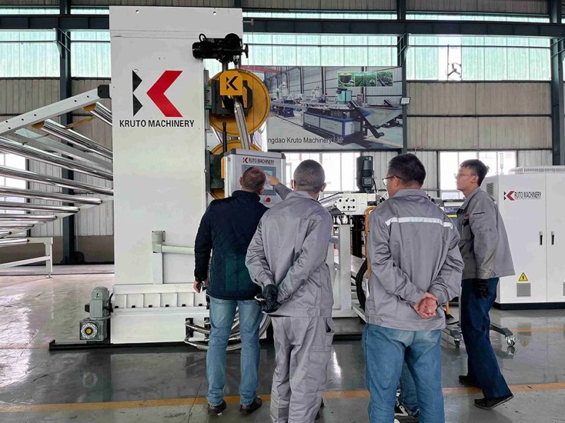 LDPE Geomembrane Production Line Trial Run