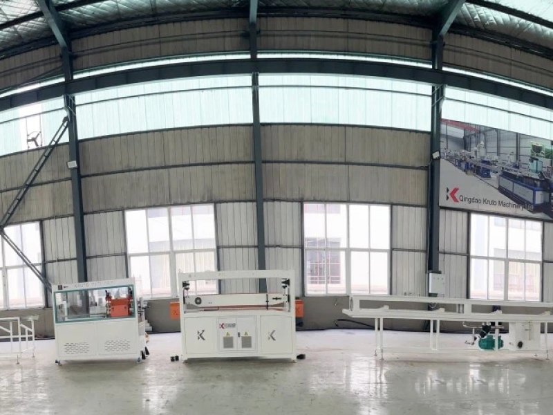 HDPE 20-110mm Pipe Extrusion Line Near Completion