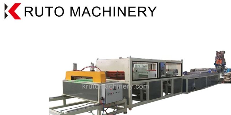 PE Drip Tape Making Machine produced by Kruto Machinery --- higher and stable speed