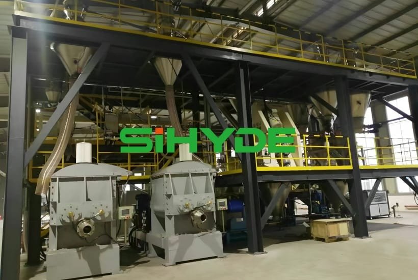 magnetic material automated batching system