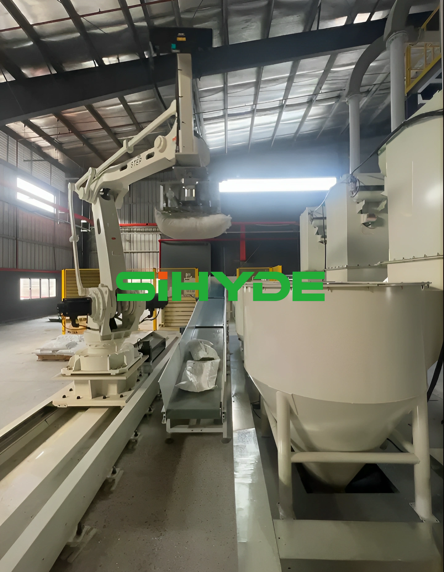 Sihyde Robotics Fully Automatic Bag Opening System: Replacing Manual Bag Opening, Enabling Closed, Dust-Free Continuous Operation