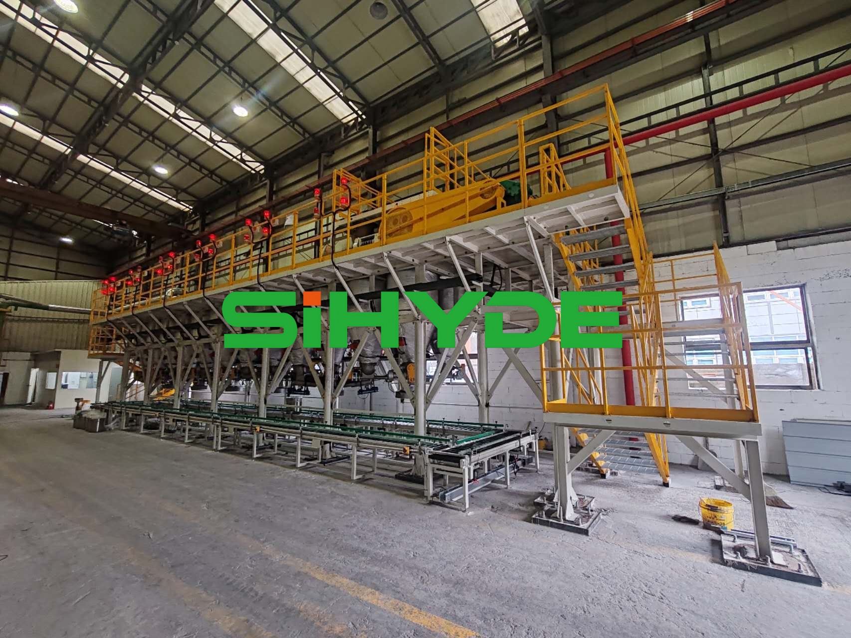 Sihyde Cat Litter Automatic Batching Line: Fully Adaptable, Precise Batching, Stable and Efficient