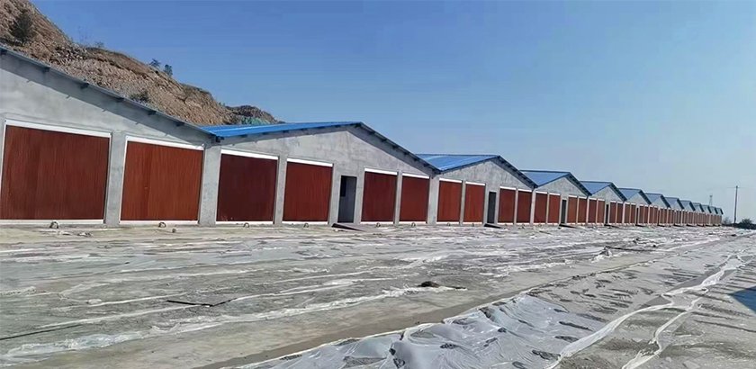 Modern Livestock House Cooling Pad Project: Creating an Efficient Breeding Environment