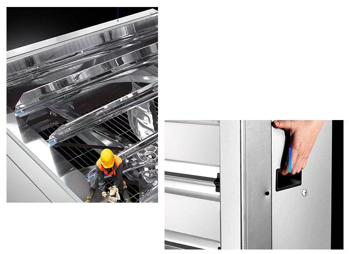 Heavy-Gauge Zinc-Plated Shell and Ergonomic Carry Handle