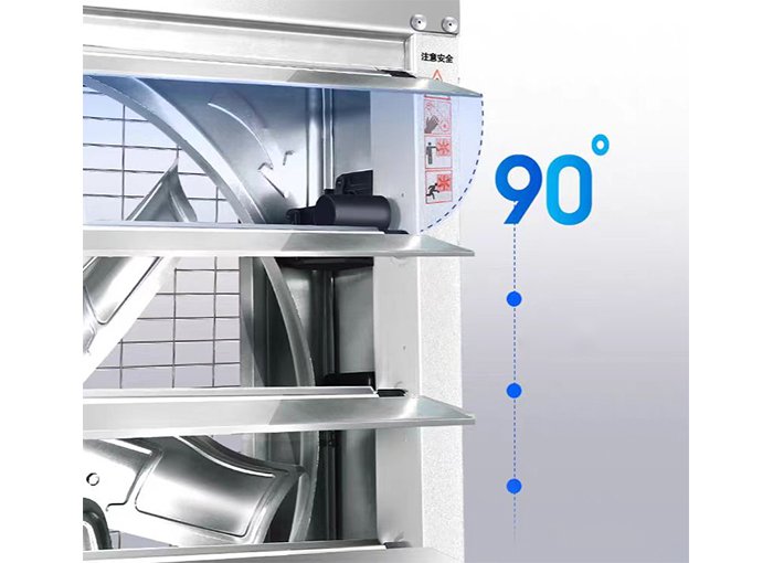 90° Automatic Closing Shutters