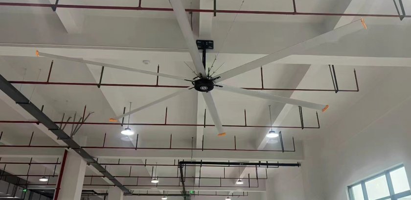 Multi-Scenario Ventilation: High-Efficiency HVLS Fans Installed in Manufacturing Factories and Dairy Farms