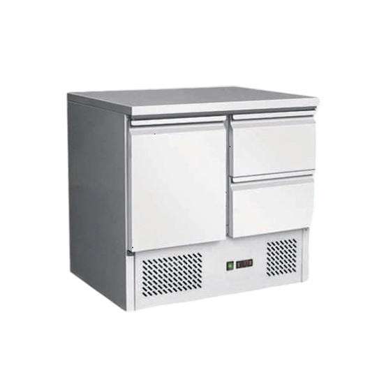 HYS901 s/s top  2xGN1/2 Drawers