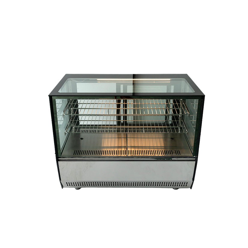 Table right angle cake cabinet