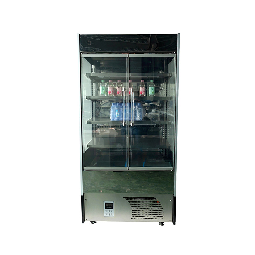 Air curtain cabinet