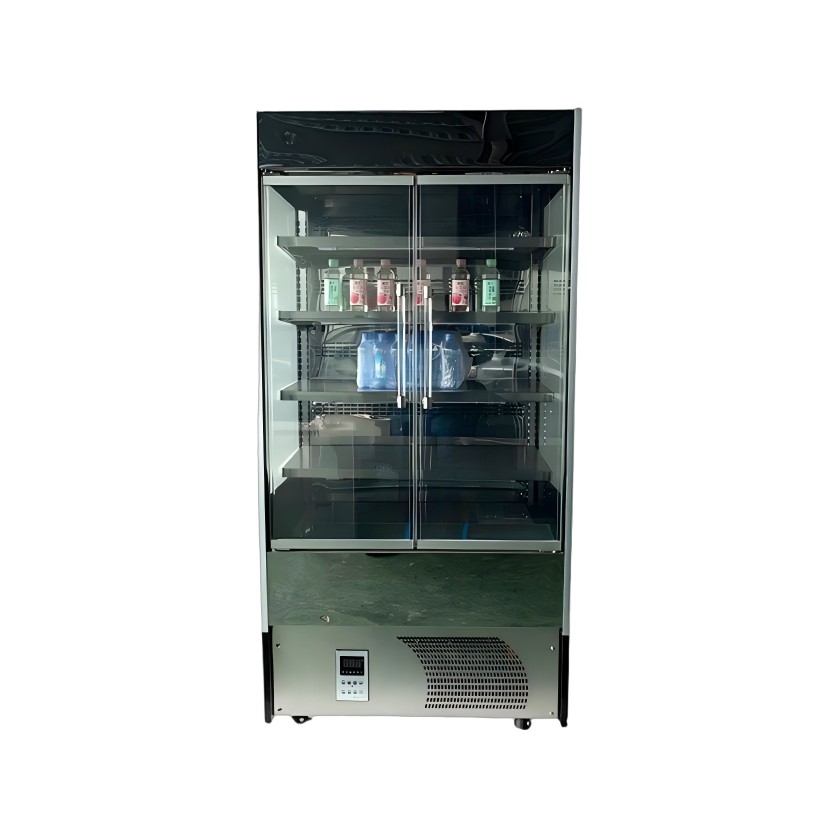 Air curtain cabinet