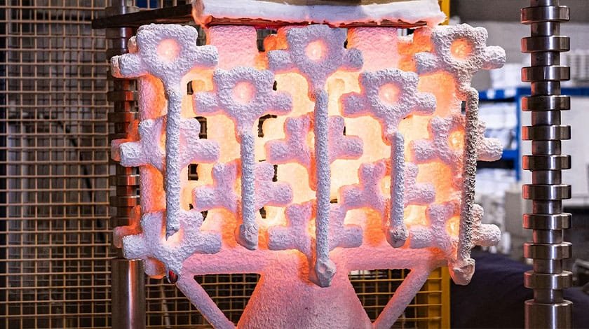 Proceso de fundición a la cera perdida
