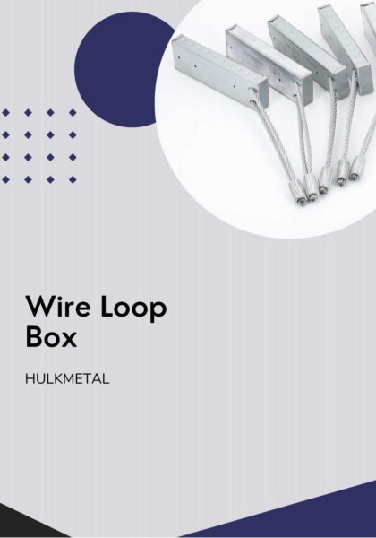 Catálogo de cajas de cables de acero