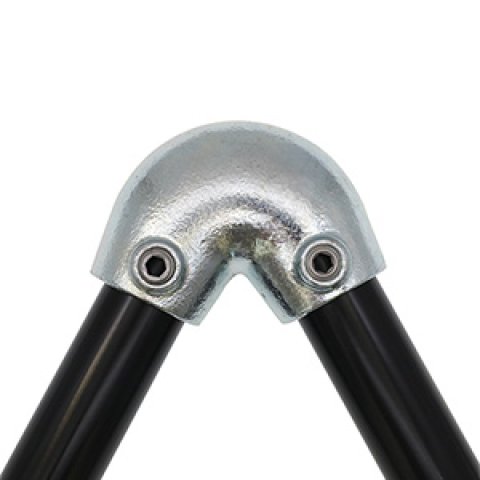 Conector de Codo de 40 a 70 Grados para Barandillas Galvanizadas 123
