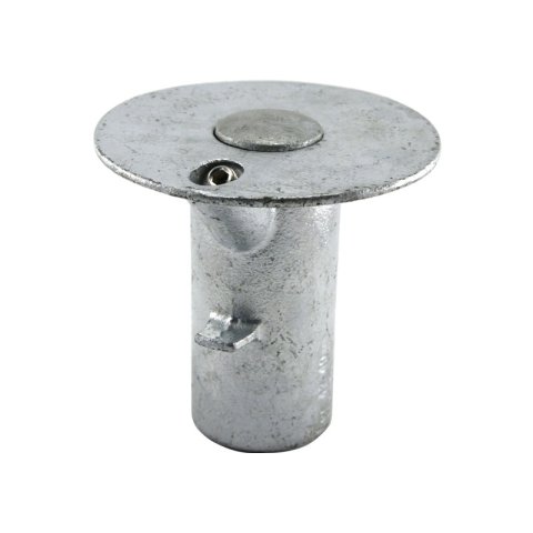 Conector Estructural para Tubería de Zócalo de Tierra Galvanizado