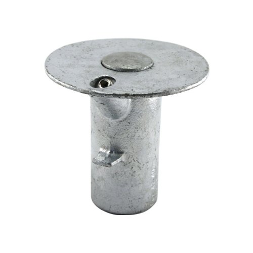 Conector Estructural para Tubería de Zócalo de Tierra Galvanizado