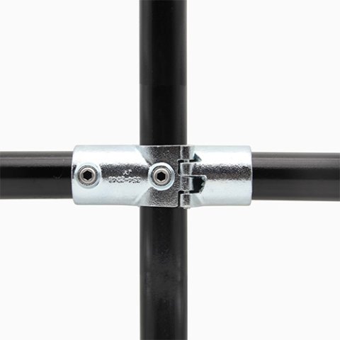 Conector de Cruz de Dos Bocas de Acoplamiento Rápido Galvanizado 119A