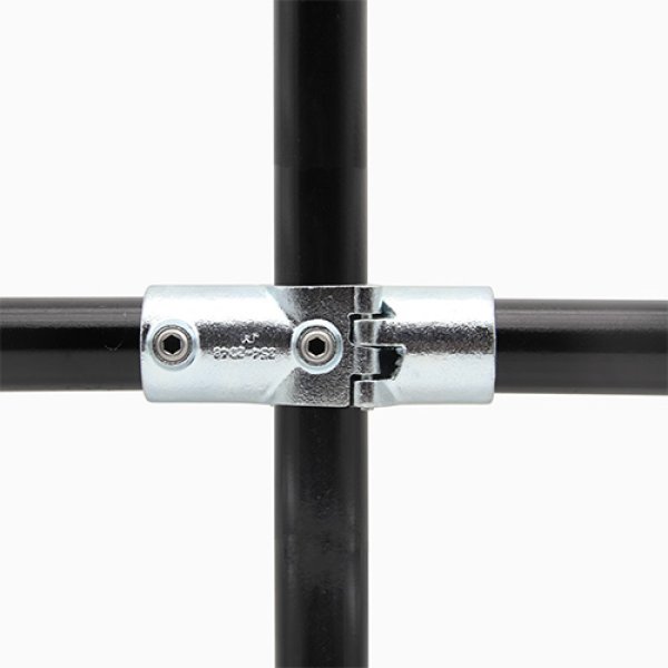 Conector de Cruz de Dos Bocas de Acoplamiento Rápido Galvanizado 119A