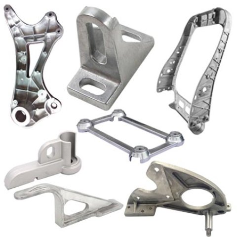 Soportes de asiento de fundición a presión de aluminio
