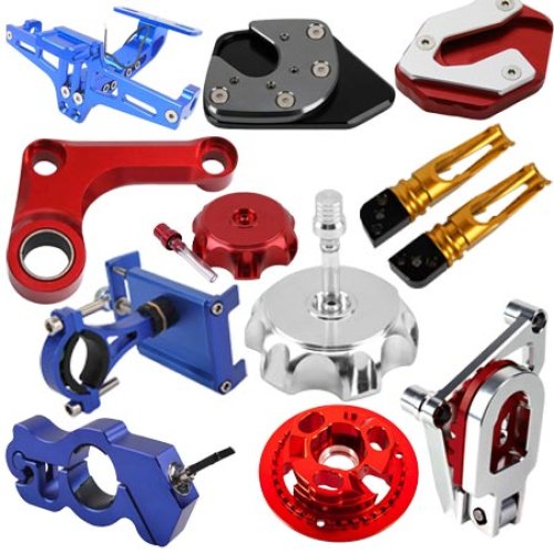 Accesorios para motocicletas de fundición a presión de aluminio