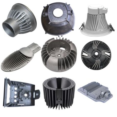 Disipador de calor de luz LED de fundición de aluminio a presión