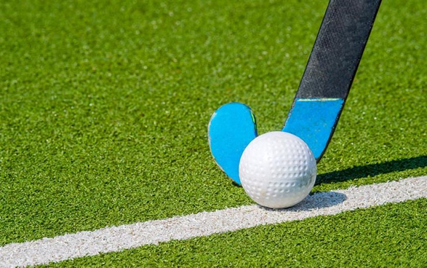 Commercial project hockey field turf