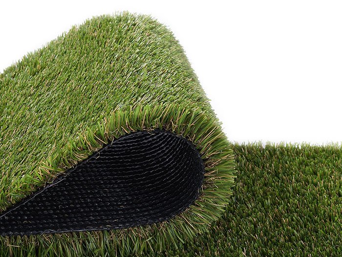 Customizable artificial turf colors for office landscaping