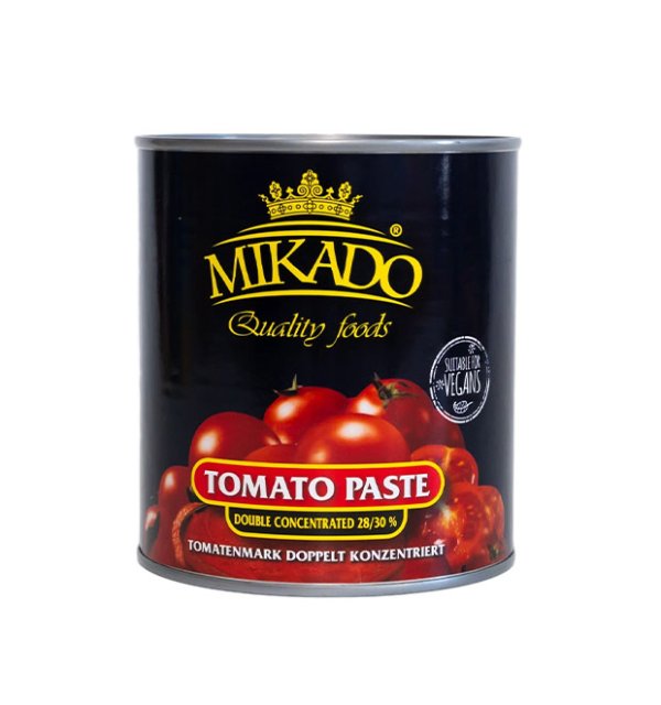 Canned tomato paste