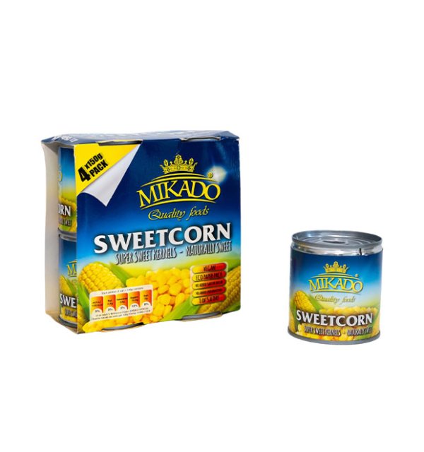 Canned sweet corn